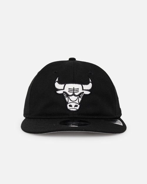 New Era Chicago Bulls 'Retro Crown Classic' 9FIFTY Retro Crown Strapback Black