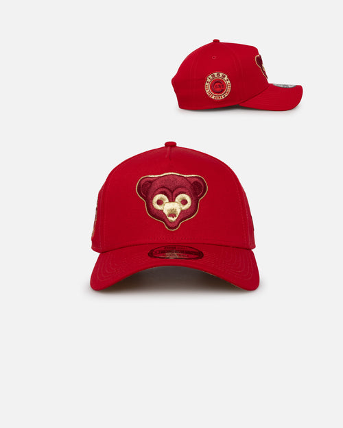 New Era Chicago Cubs 'Year Of The Dragon' 9FORTY A-Frame Snapback Scarlet/Gold