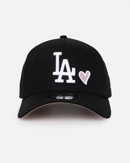 New Era Los Angeles Dodgers 'Pink Satin Hearts' 9FORTY A-Frame Snapback Black/White
