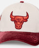 New Era Chicago Bulls 'Premium Corduroy Velvet' 9FORTY A-Frame Snapback Chrome White/Cardinal