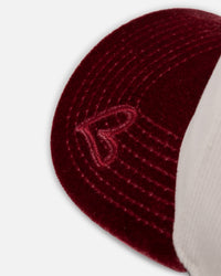 New Era Chicago Bulls 'Premium Corduroy Velvet' 9FORTY A-Frame Snapback Chrome White/Cardinal