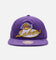 Mitchell & Ness Los Angeles Lakers Centre Circle Origin Snapback Purple