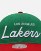 Mitchell & Ness Los Angeles Lakers 'Viva Mexico Script' Deadstock Snapback Green/Red