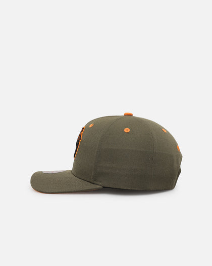 Mitchell & Ness Miami Dolphins 'Harmony of Hues' Pro Crown Snapback Olive/Orange