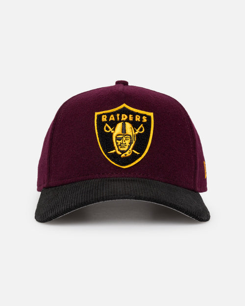New Era Las Vegas Raiders 'Large Chenille' 9FORTY A-Frame Snapback Maroon