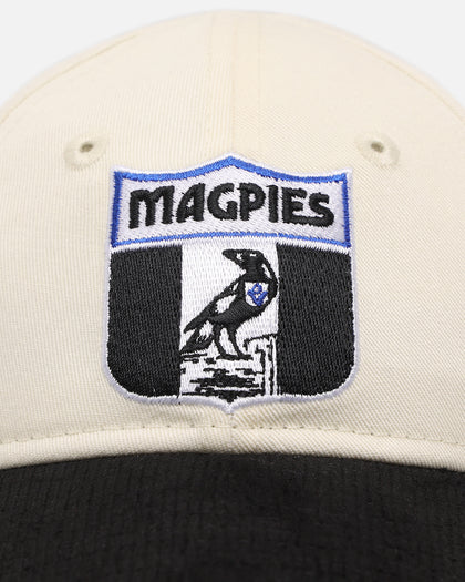 New Era Toddlers Collingwood Magpies 9FORTY Stretch Fit Chrome White