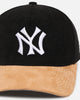 New Era New York Yankees 'Corduroy Suede' Pre-Curved Golfer Snapback  Washed Black