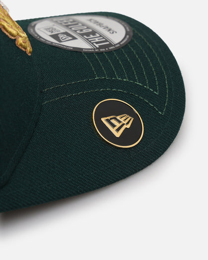 New Era New York Yankees 'Heritage Golf' Pre-Curved Golfer Snapback Cilantro Green