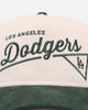 New Era Los Angeles Dodgers 'Heritage Golf' Pre-Curved Golfer Snapback Chrome White
