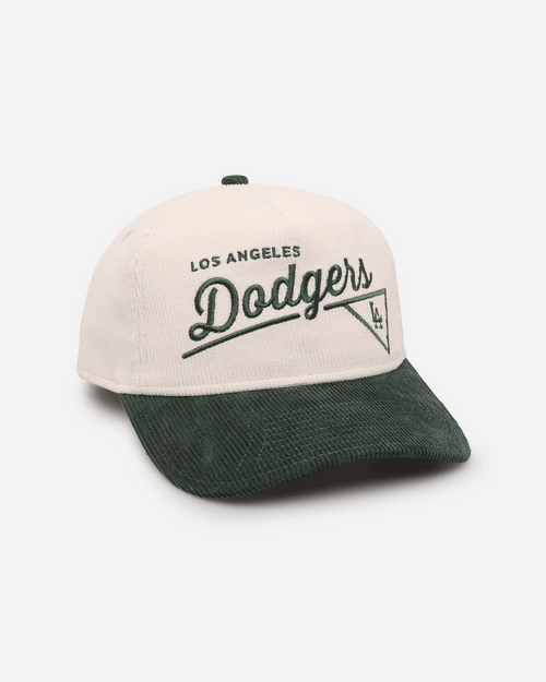 New Era Los Angeles Dodgers 'Heritage Golf' Pre-Curved Golfer Snapback Chrome White