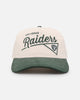 New Era Las Vegas Raiders 'Heritage Golf' Pre-Curved Golfer Snapback Chrome White