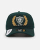 New Era Las Vegas Raiders 'Heritage Golf' Pre-Curved Golfer Snapback Cilantro Green