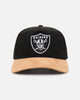 New Era Las Vegas Raiders 'Corduroy Suede' Pre-Curved Golfer Snapback  Washed Black