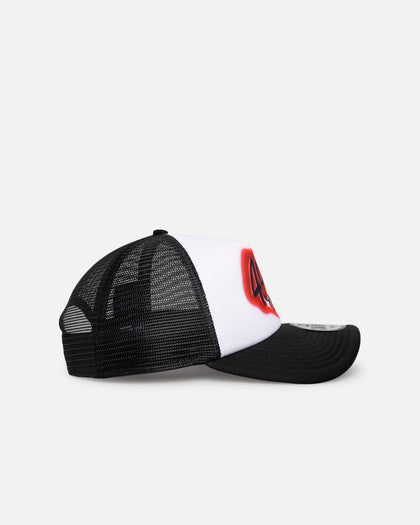 New Era San Francisco 49ers 'Airbrush' 9FORTY A-Frame Trucker Snapback White/OTC