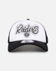New Era Las Vegas Raiders 'Airbrush' 9FORTY A-Frame Trucker Snapback White/OTC