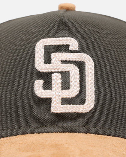 New Era San Diego Padres 'Moss Canvas Wheat' 9FORTY A-Frame Snapback Moss Canvas/Ivory