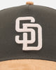 New Era San Diego Padres 'Moss Canvas Wheat' 9FORTY A-Frame Snapback Moss Canvas/Ivory