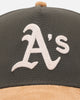 New Era Oakland Athletics 'Moss Canvas Wheat' 9FORTY A-Frame Snapback Moss Canvas/Ivory