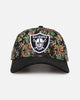 New Era Las Vegas Raiders 'Black Corduroy Floral Tapestry' 9FORTY A-Frame Snapback Tapestry/Black