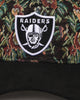 New Era Las Vegas Raiders 'Black Corduroy Floral Tapestry' 9FORTY A-Frame Snapback Tapestry/Black