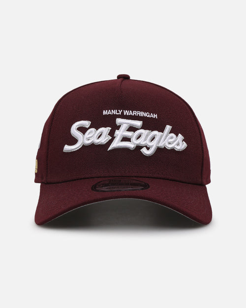 New Era Manly Sea Eagles 'NRL Las Vegas 2024' 9FORTY A-Frame Snapback Maroon