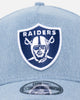 New Era Oakland Raiders 'Denim White' 9FORTY A-Frame Snapback Denim/Wheat/White