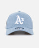 New Era Oakland Athletics 'Denim White' 9FORTY A-Frame Snapback Denim/Wheat/White