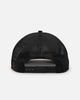 New Era New York Yankees 'Podium Collection' Pre-Curved Golfer Trucker Snapback Black/Metallic Gold