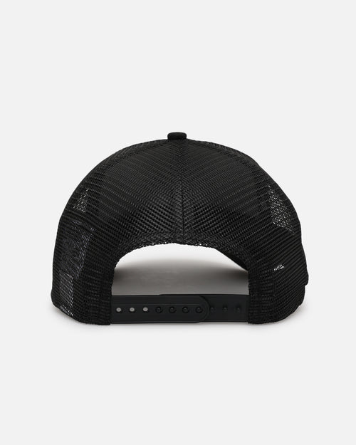 New Era New York Yankees 'Black All Over Mesh' 9FORTY A-Frame Trucker Snapback Black Rigid/Black