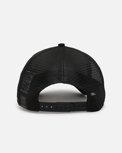 New Era Los Angeles Dodgers 'Black All Over Mesh' 9FORTY A-Frame Trucker Snapback Black Rigid/Black