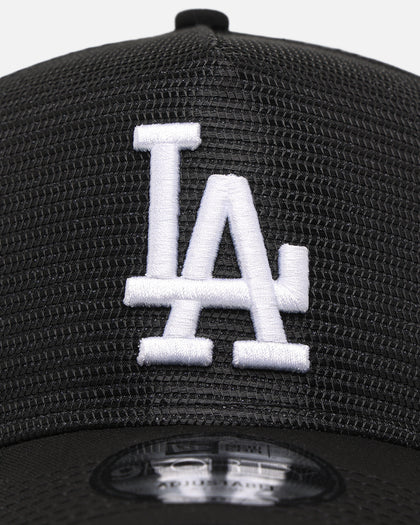 New Era Los Angeles Dodgers 'Black All Over Mesh' 9FORTY A-Frame Trucker Snapback Black Rigid/Black