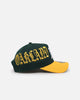 New Era Oakland Athletics 'Goth Script' 9FORTY A-Frame Snapback Green/Gold