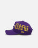 New Era Los Angeles Lakers 'Goth Script' 9FORTY A-Frame Snapback Purple/Gold