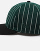 New Era Miami Dolphins 9FIFTY Retro Melton Pinstripe Strapback Dark Green/Black