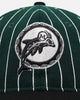 New Era Miami Dolphins 9FIFTY Retro Melton Pinstripe Strapback Dark Green/Black