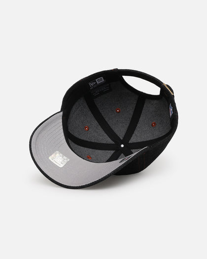 New Era Las Vegas Raiders "Black Denim" Classic Casual Strapback Black Denim/Rust Contrast