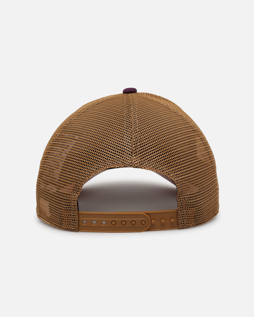 New Era San Francisco 49ers 'Rustic Rose' 9FORTY A-Frame Trucker Snapback Wheat