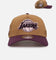 New Era Los Angeles Lakers 'Rustic Rose' 9FORTY A-Frame Trucker Snapback Wheat
