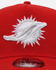 New Era Miami Dolphins "Scarlet White" 39THIRTY  A-Frame Stretch Fit Scarlet/White