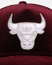 New Era Chicago Bulls 'Velvet Dreams' 9FORTY A-Frame Snapback Maroon/Grey