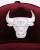 New Era Chicago Bulls 'Velvet Dreams' 9FORTY A-Frame Snapback Maroon/Grey