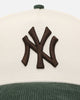 New Era New York Yankees 'Chrome White Green' Corduroy Visor 9FORTY A-Frame Snapback Chrome