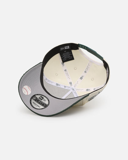 New Era New York Yankees 'Chrome White Green' Corduroy Visor 9FORTY A-Frame Snapback Chrome