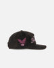 New Era Manly Warringah Sea Eagles 'NRL Golfer Washed Black' Pre-Curved Corduroy Golfer Snapback Washed Black