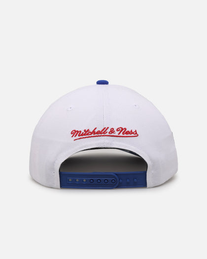 Mitchell & Ness Chicago Bulls 'Puerto Rico Flag' Pro Crown Snapback White/Blue