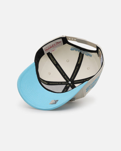 Mitchell & Ness Los Angeles Lakers 'Sky Blue' Pro Crown Snapback White Cream/Blue