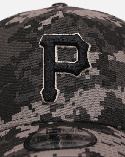 New Era Pittsburgh Pirates 'Black Digi Camo' 9FORTY A-Frame Snapback Black/Grey