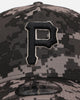 New Era Pittsburgh Pirates 'Black Digi Camo' 9FORTY A-Frame Snapback Black/Grey