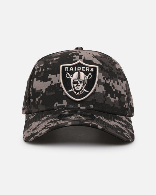 New Era Las Vegas Raiders 'Black Digi Camo' 9FORTY A-Frame Snapback Black/Grey