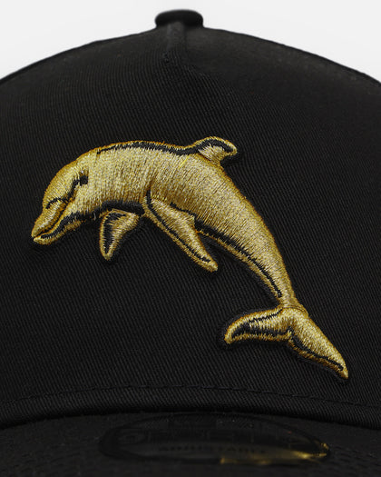 New Era Dolphins 9FORTY A-Frame Snapback Black/Gold